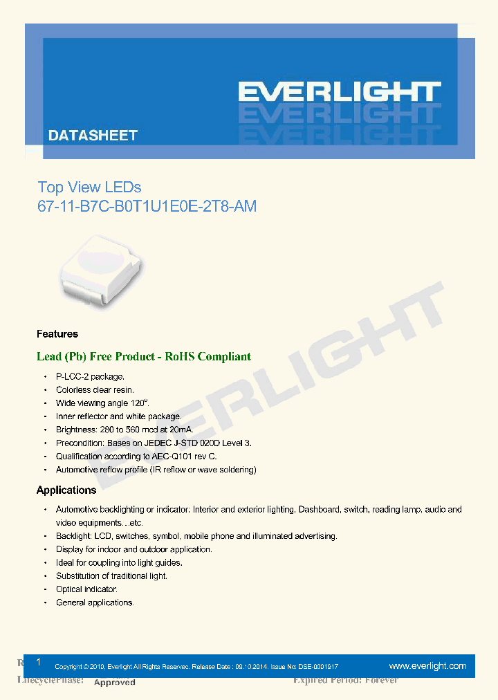 67-11-B7C-B0T1U1E0E8_8061702.PDF Datasheet