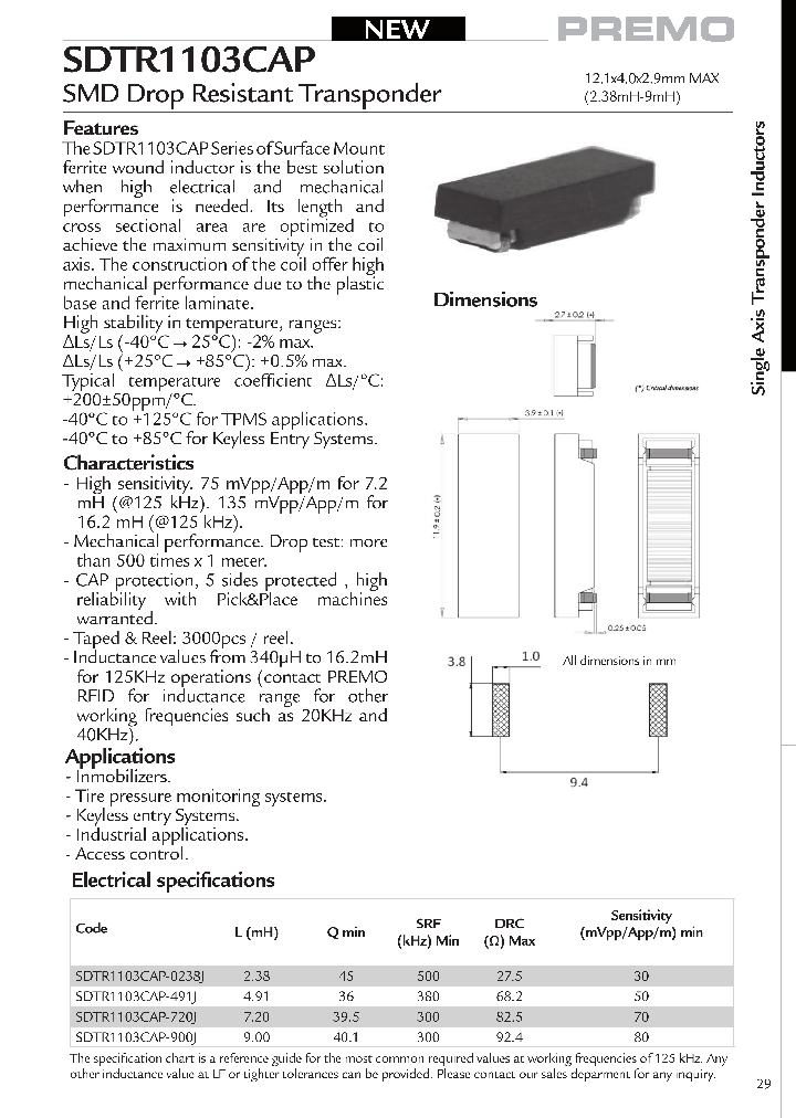 SDTR1103CAP-900J_8061875.PDF Datasheet