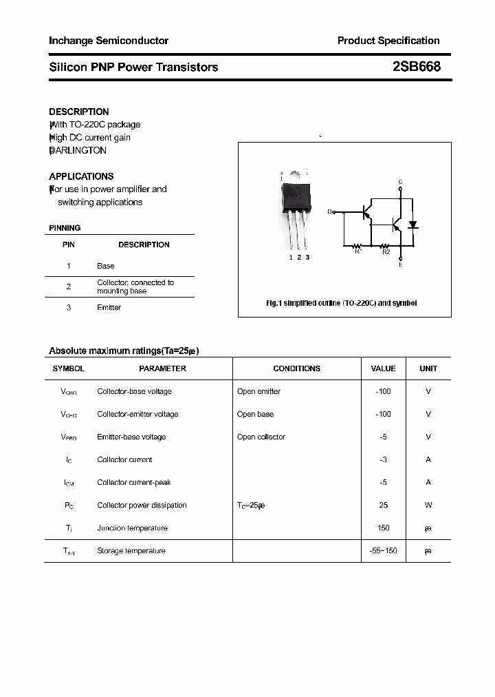 2SB668_8062163.PDF Datasheet