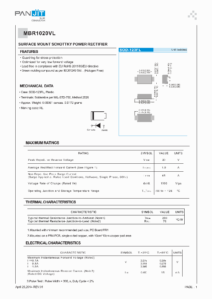 MBR1020VL_8069269.PDF Datasheet