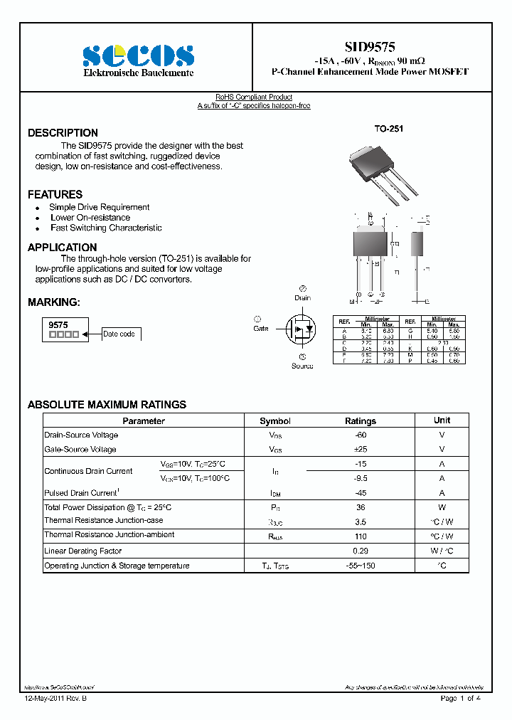 SID9575-15_8082819.PDF Datasheet