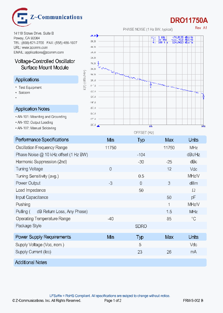 DRO11750A_8106805.PDF Datasheet