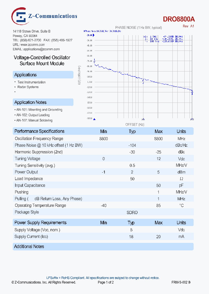 DRO8800A_8106820.PDF Datasheet