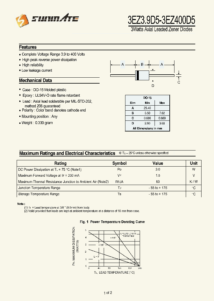 3EZ360D5_8108357.PDF Datasheet