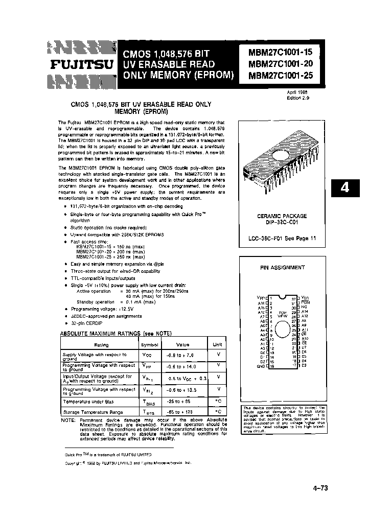 MBM27C1001-15Z_8114480.PDF Datasheet