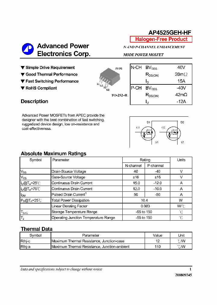 AP4525GEH-HF-14_8115747.PDF Datasheet