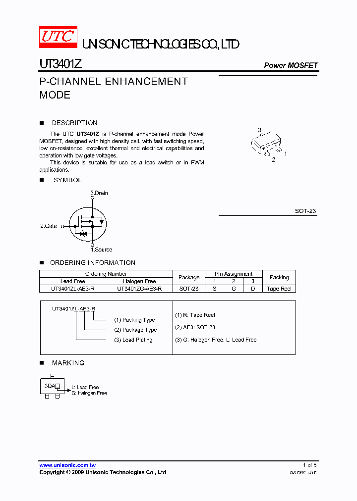 UT3401Z_8117036.PDF Datasheet