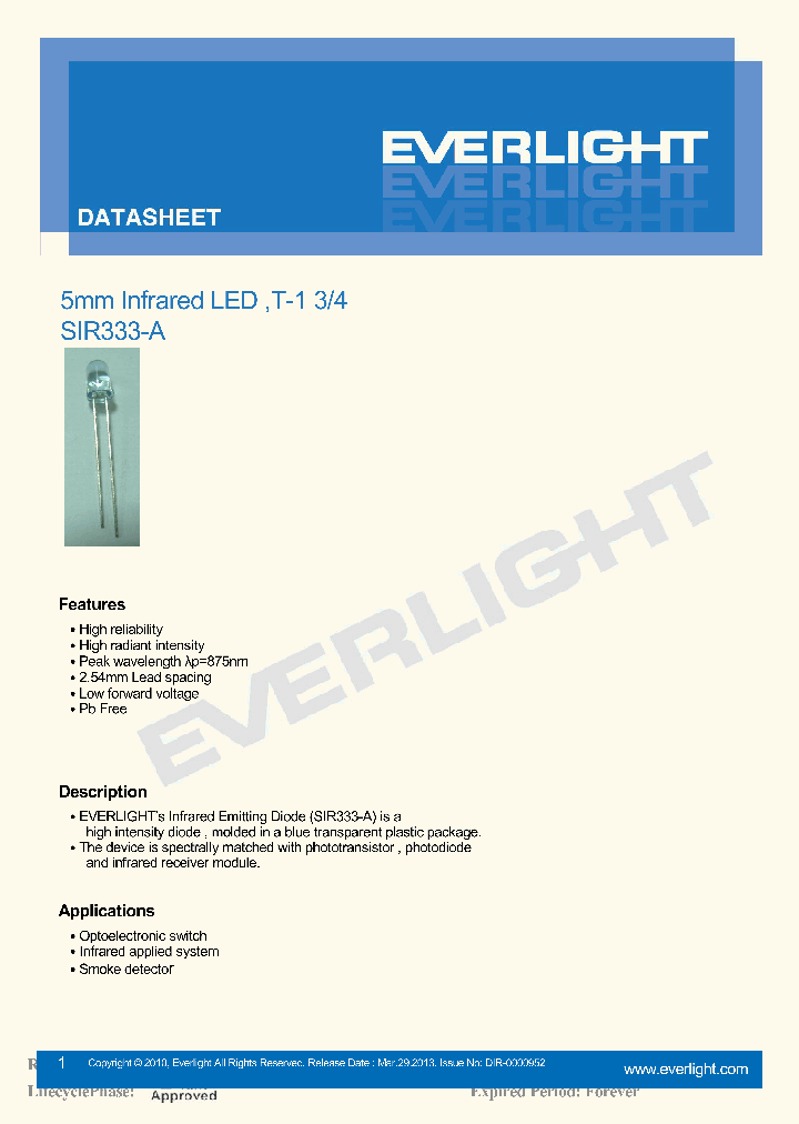 SIR333-A_8125434.PDF Datasheet