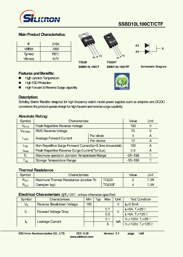 SSBD10L100CT_8130135.PDF Datasheet