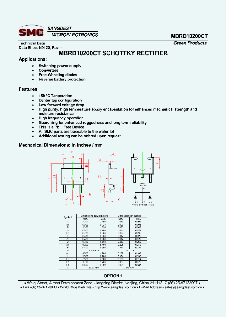 MBRD10200CT_8140470.PDF Datasheet