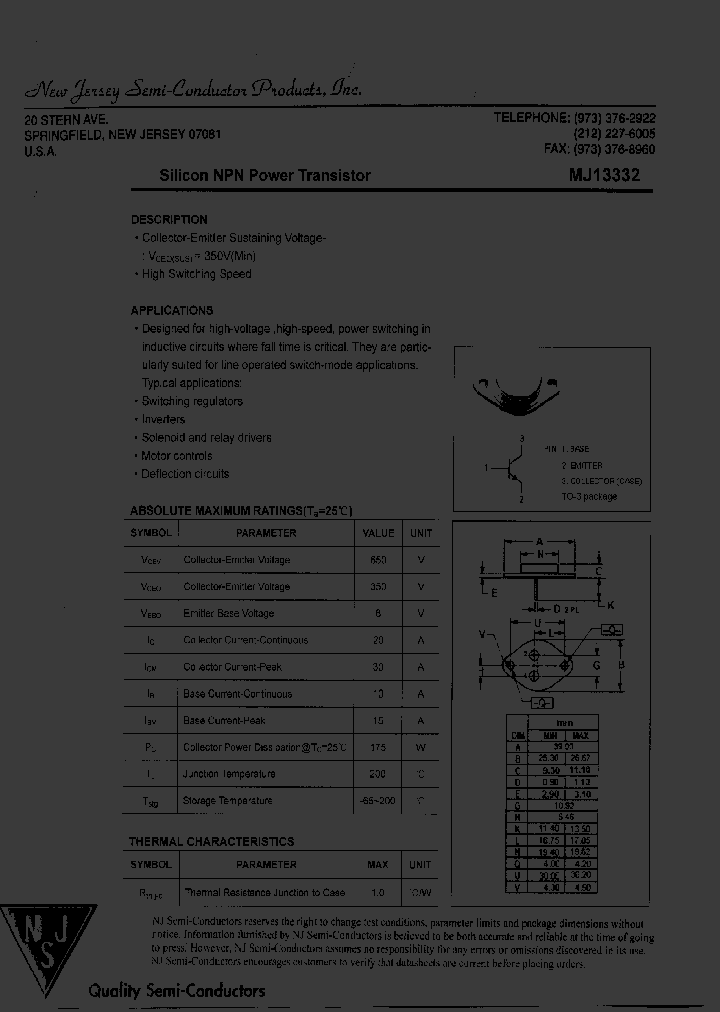 MJ13332_8141283.PDF Datasheet