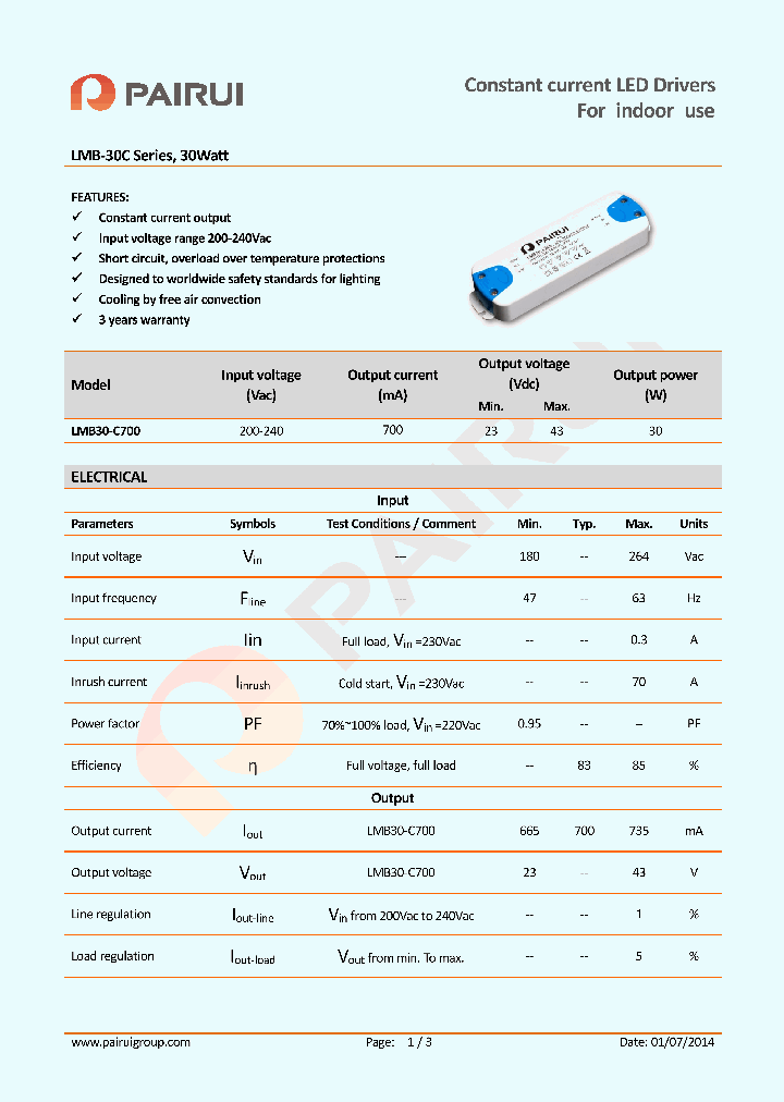 LMB30-C700_8145897.PDF Datasheet