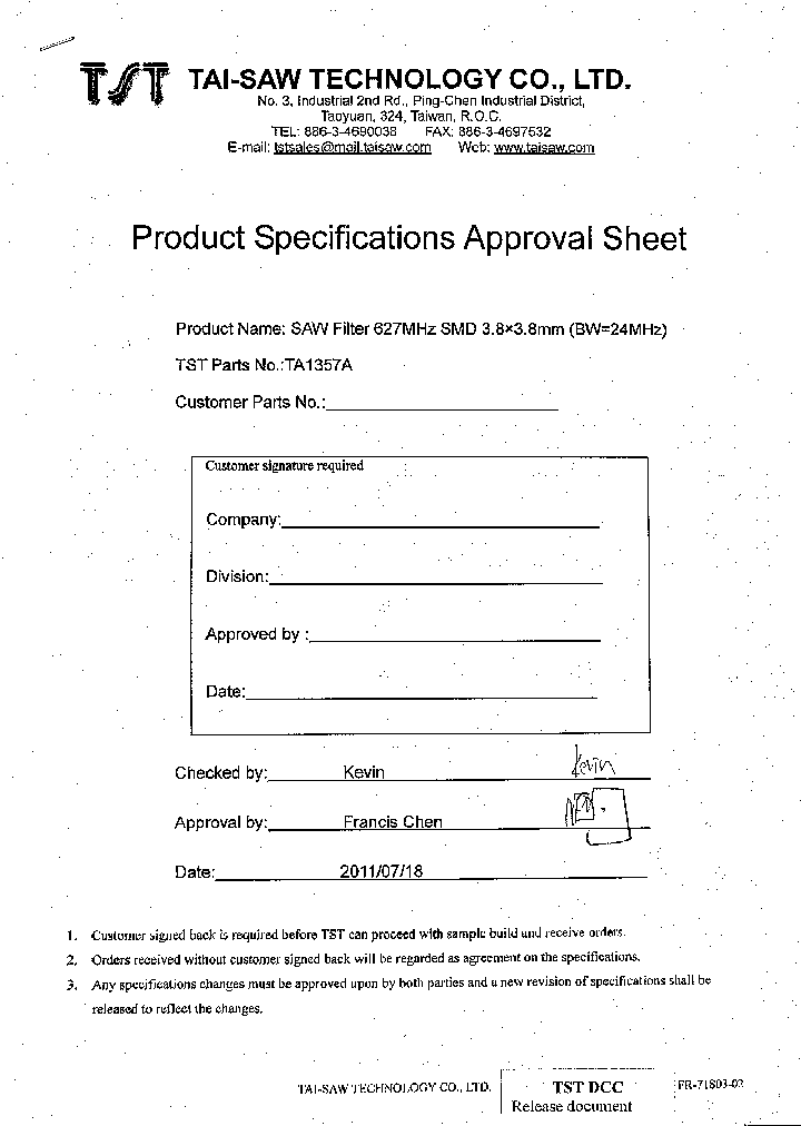 TA1357A_8154650.PDF Datasheet