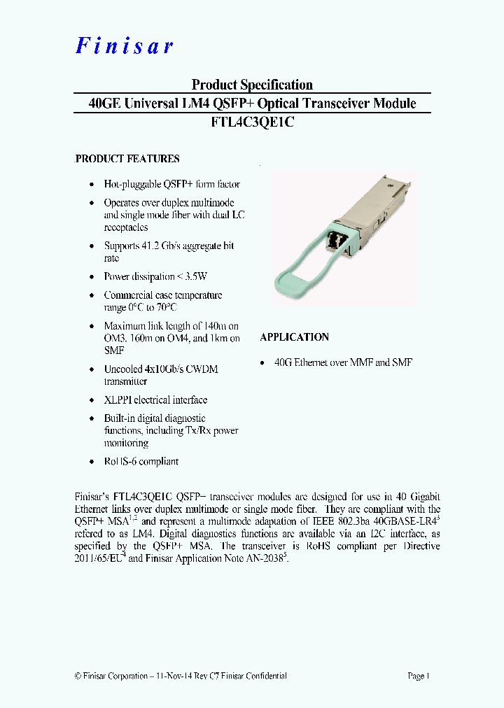 FTL4C3QE1C_8155345.PDF Datasheet