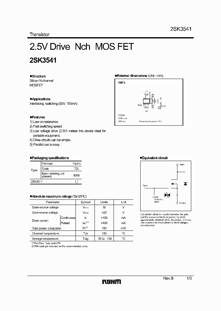 2SK3541T2L_8159422.PDF Datasheet