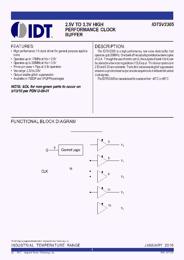 IDT5V2305PGGI_8164646.PDF Datasheet