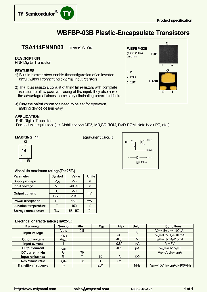 TSA114ENND03_8165397.PDF Datasheet