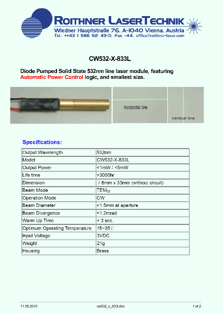 CW532-X-833L_8168436.PDF Datasheet