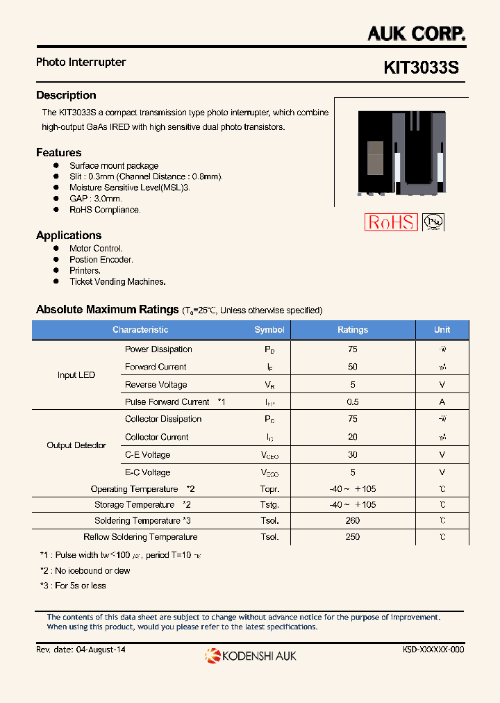 KIT3033S_8171402.PDF Datasheet