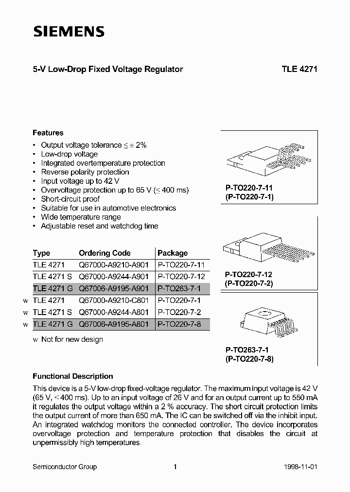 TLE4271_8171717.PDF Datasheet