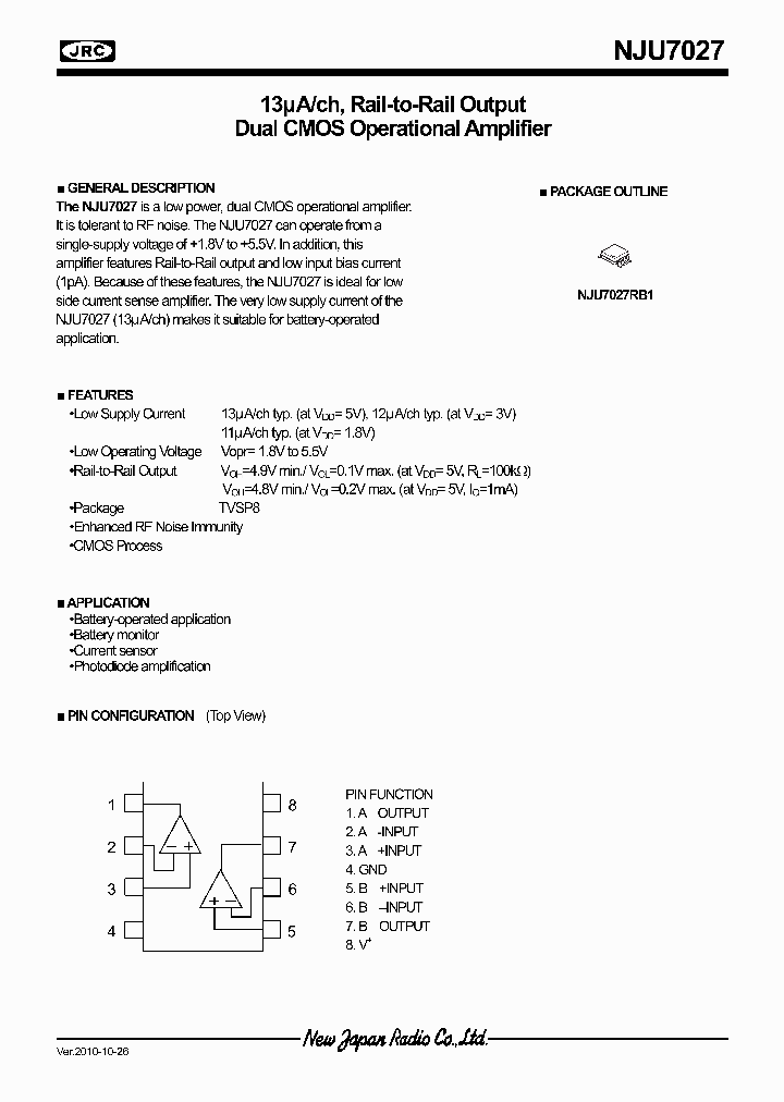 NJU7027_8173115.PDF Datasheet