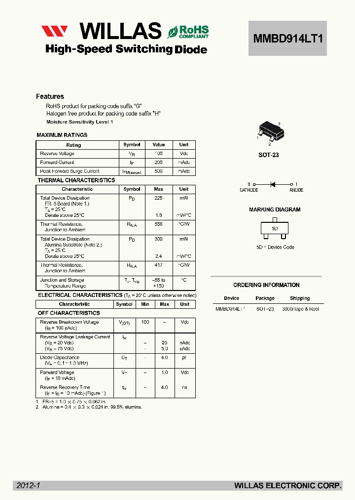 MMBD914LT1_8174689.PDF Datasheet