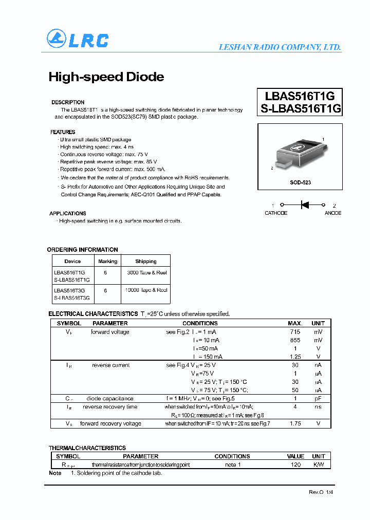 LBAS516T1G-15_8182725.PDF Datasheet