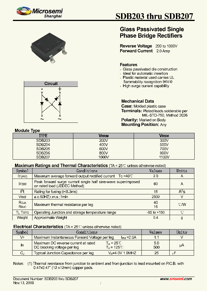 SDB203_8192842.PDF Datasheet