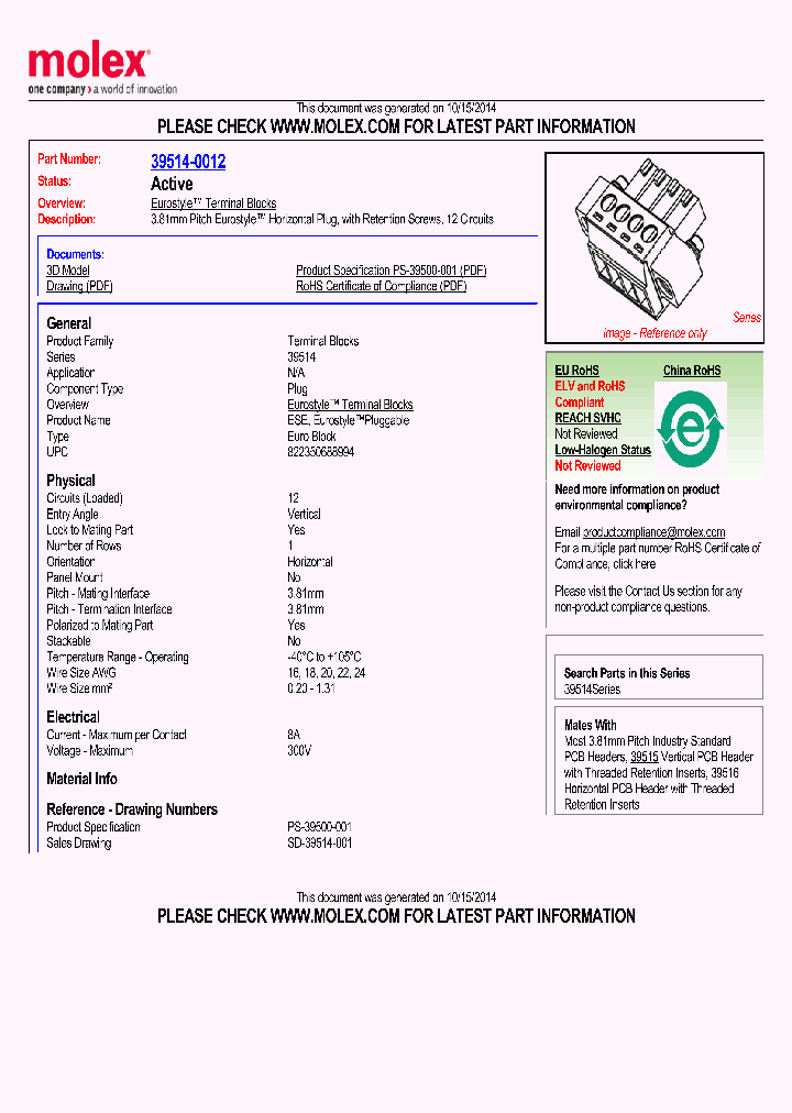 39514-0012_8196638.PDF Datasheet