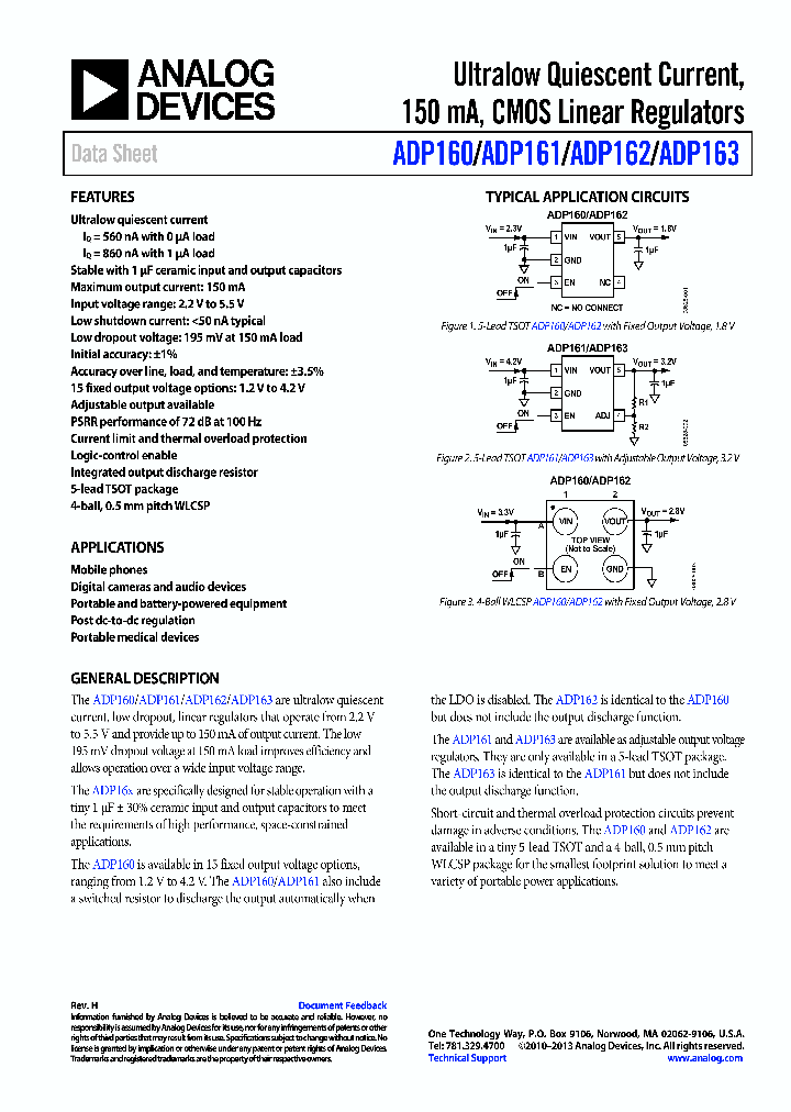 ADP160_8197674.PDF Datasheet