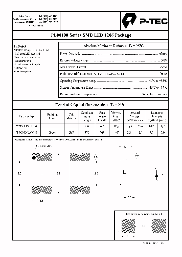 PL00100-WCG11_8197626.PDF Datasheet