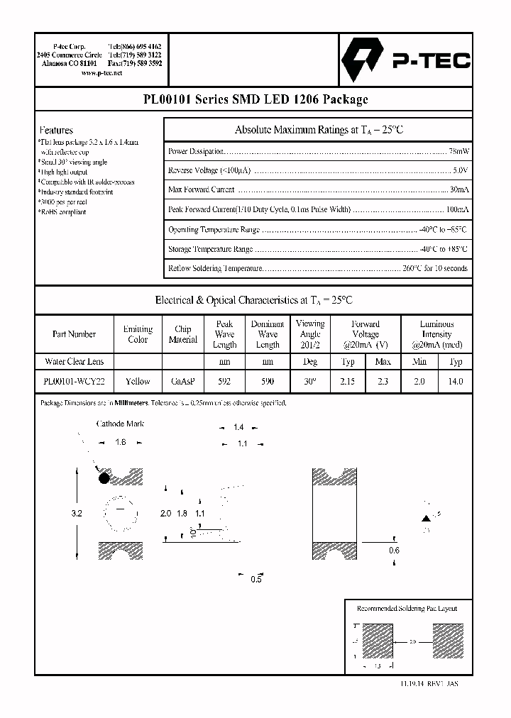 PL00101-WCY22_8197641.PDF Datasheet