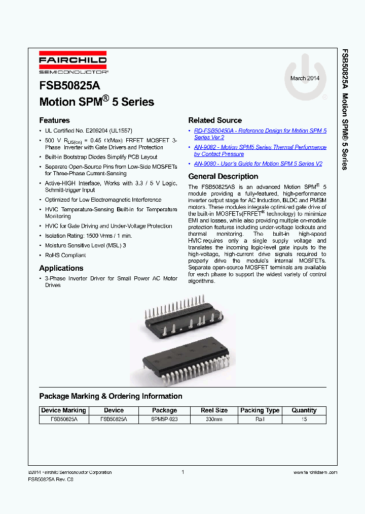 FSB50825A_8202311.PDF Datasheet