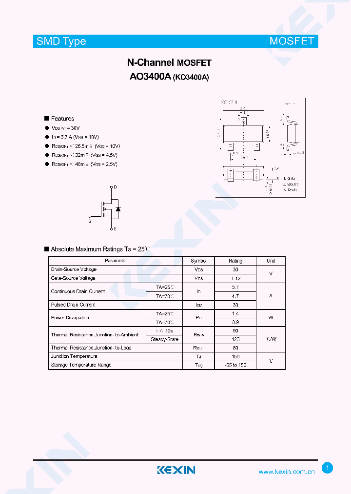 AO3400A-3_8205645.PDF Datasheet