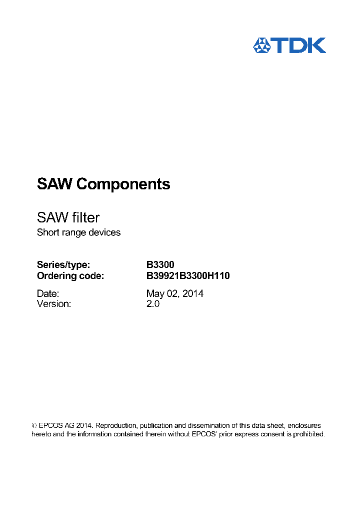 B3300_8205570.PDF Datasheet