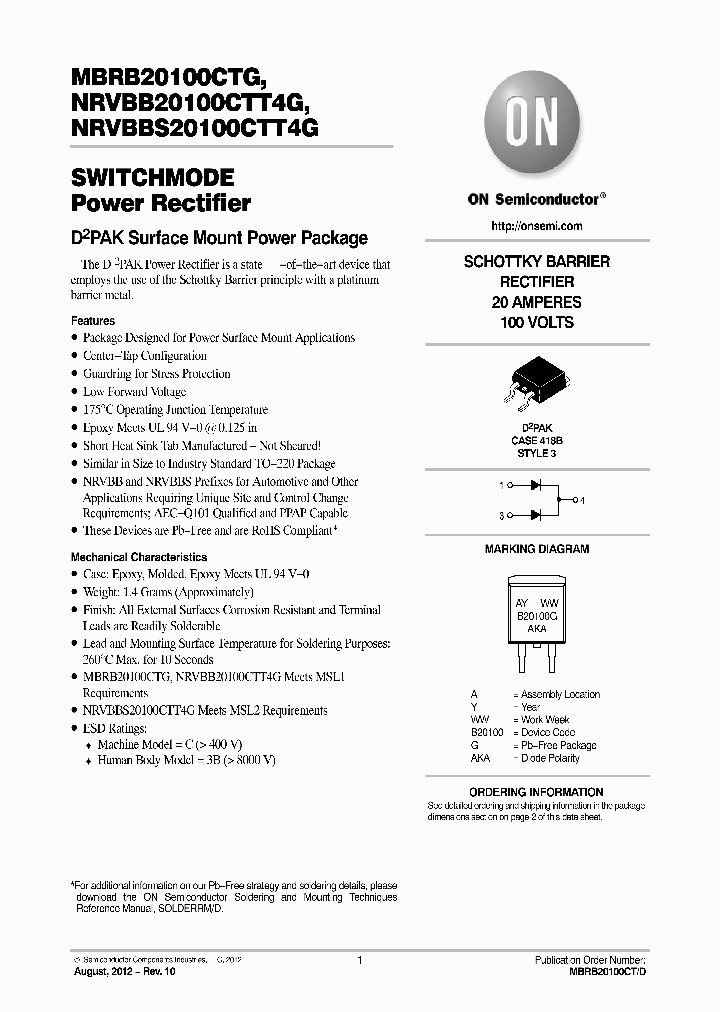 NRVBBS20100CTT4G_7835495.PDF Datasheet