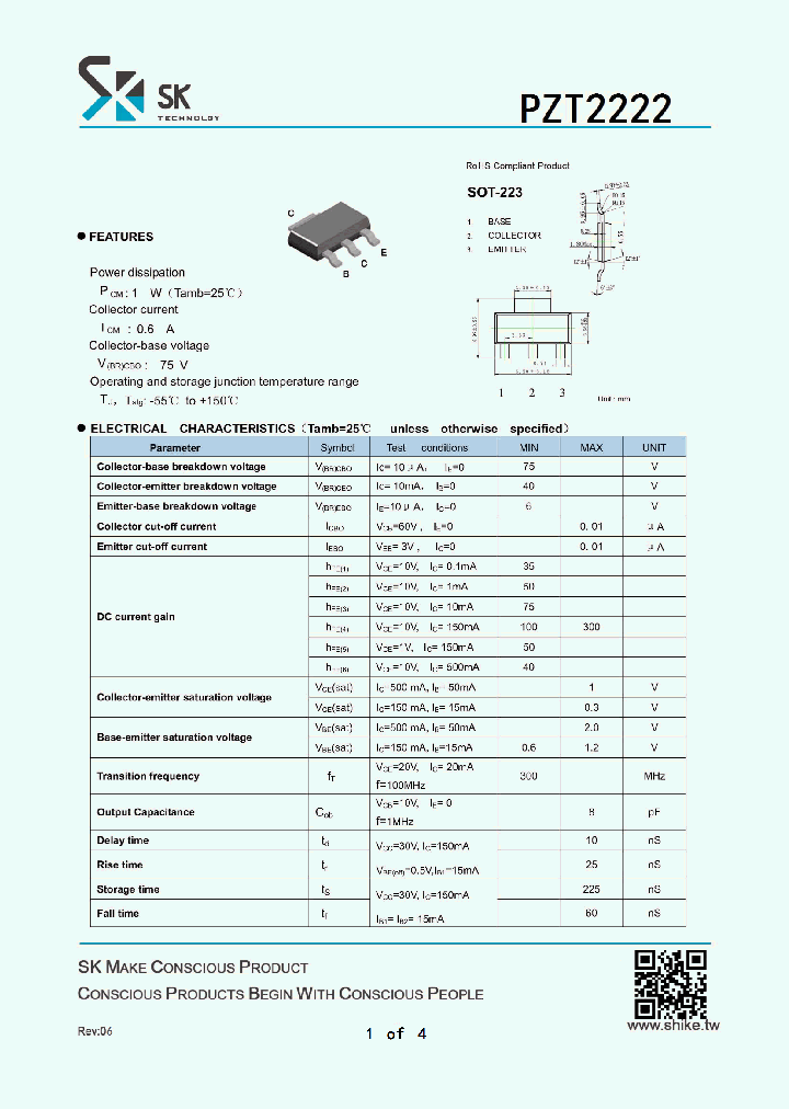 PZT2222A_8212412.PDF Datasheet