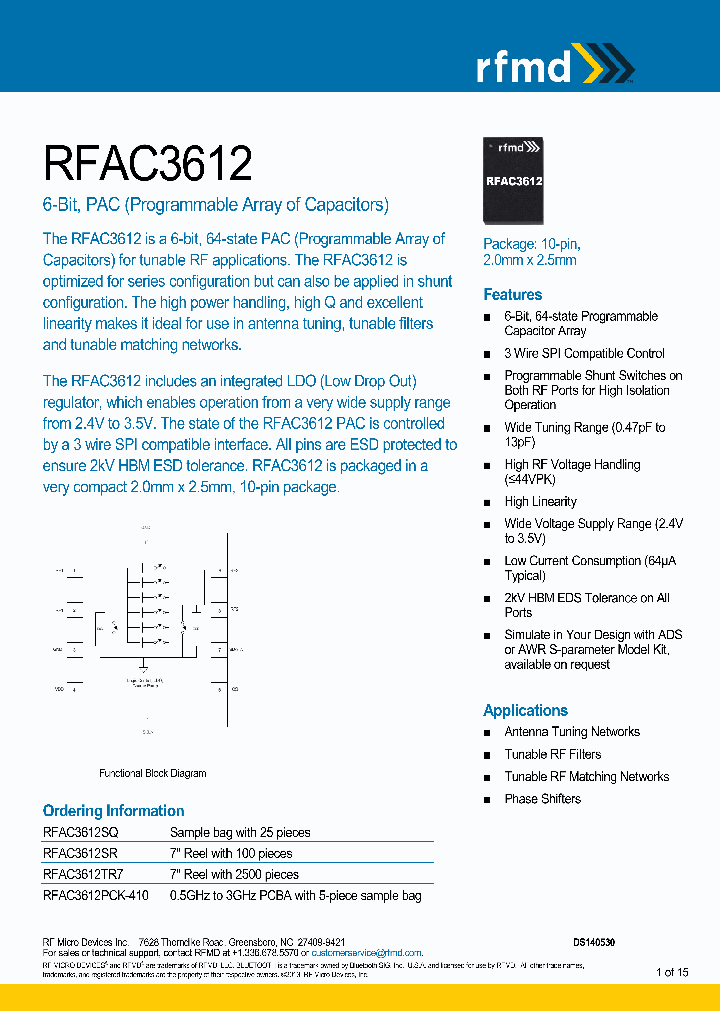 RFAC3612_8212909.PDF Datasheet