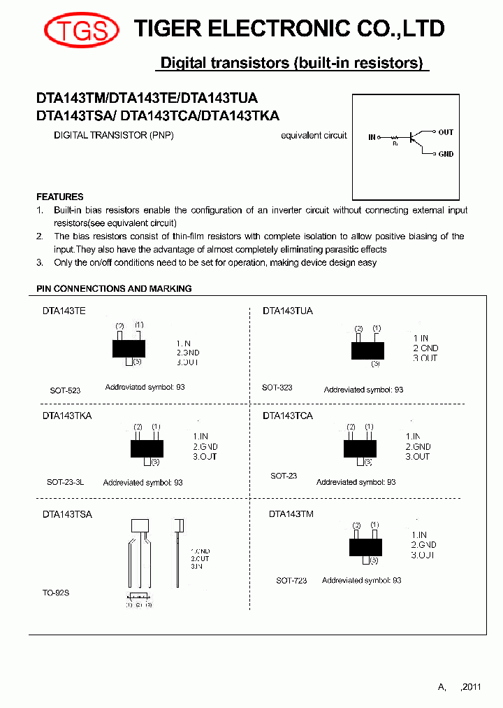 DTA143TCA_8213821.PDF Datasheet