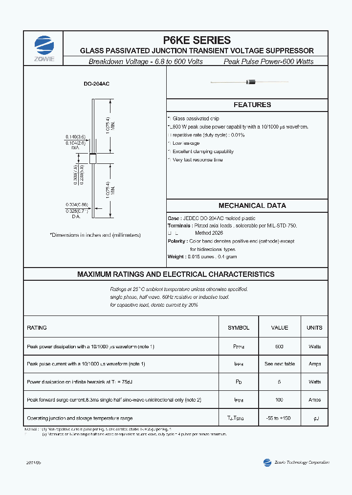 P6KE600A_8215124.PDF Datasheet