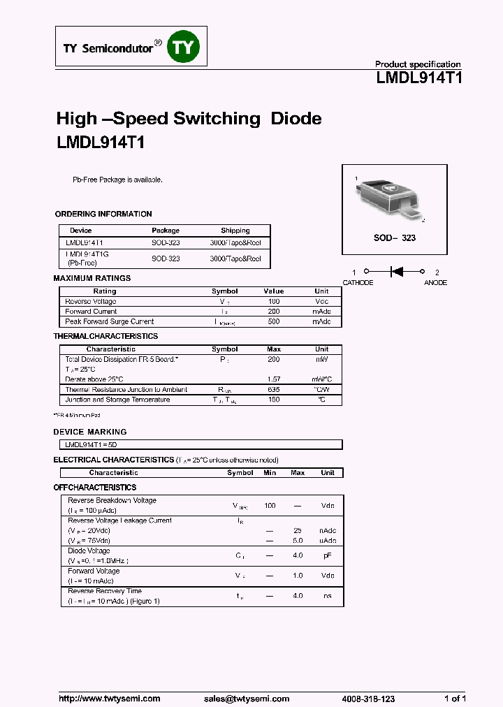 LMDL914T1_8215783.PDF Datasheet
