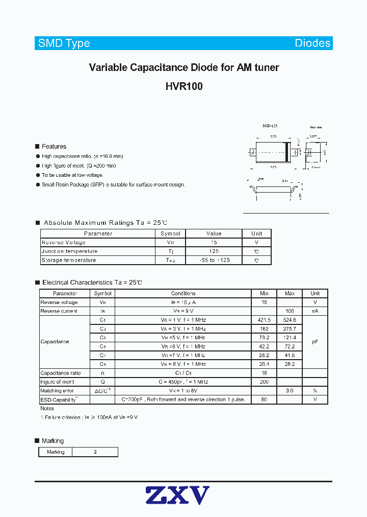 HVR100_8216027.PDF Datasheet