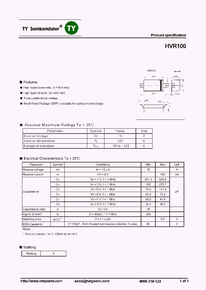 HVR100_8216028.PDF Datasheet