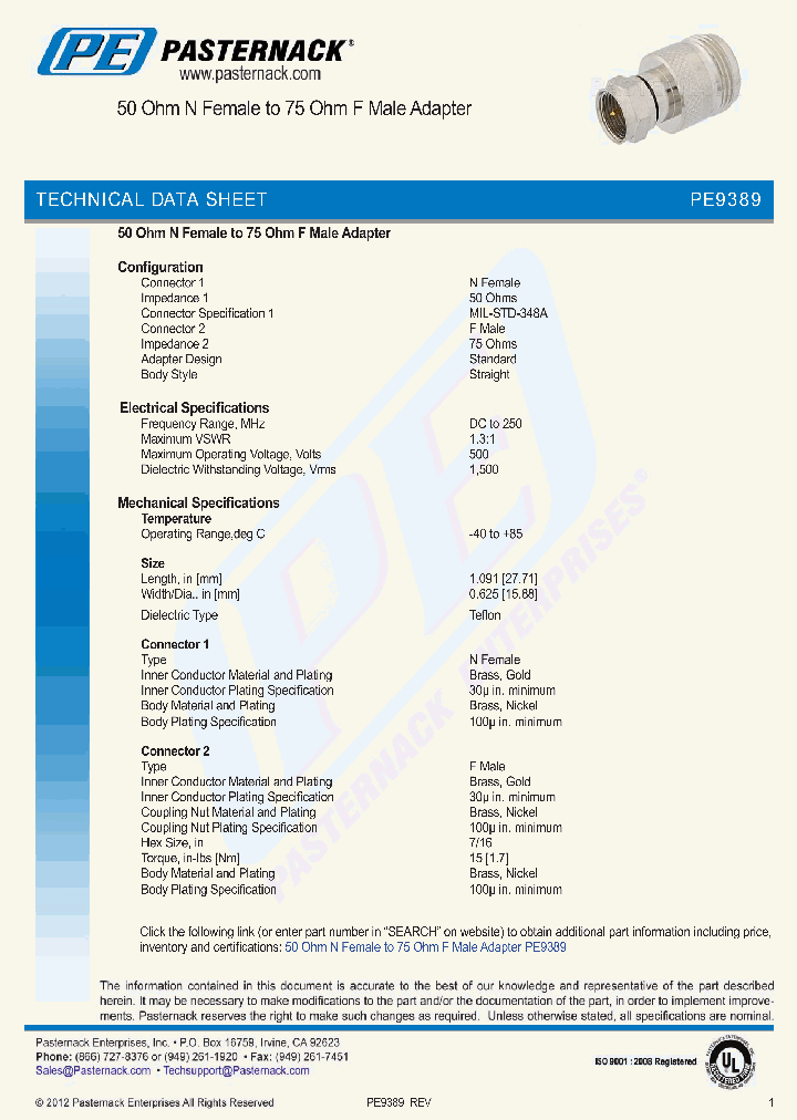 PE9389_8216481.PDF Datasheet