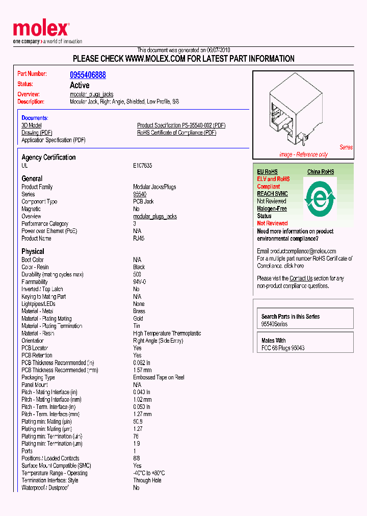 0955406888_8217073.PDF Datasheet