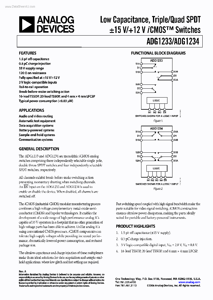 ADG1234_7839014.PDF Datasheet