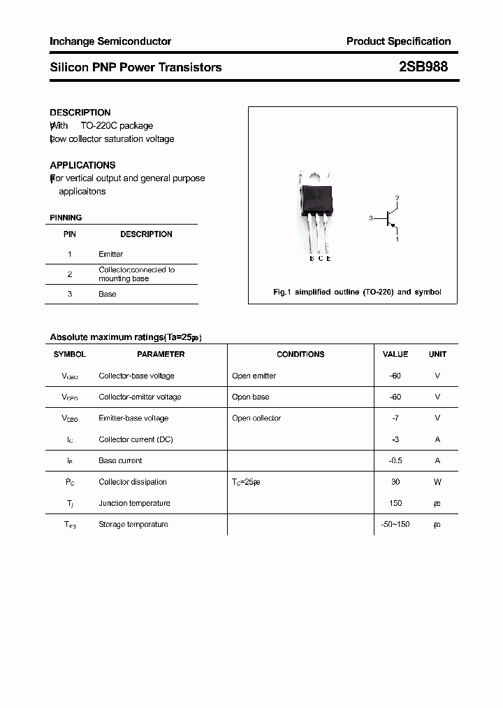 2SB988_8219352.PDF Datasheet