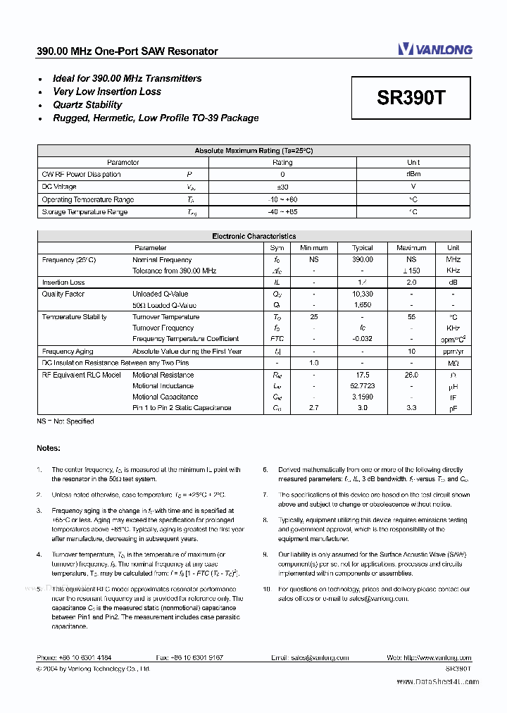 SR390T_7834930.PDF Datasheet