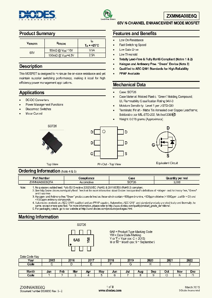 ZXMN6A08E6Q-15_8220876.PDF Datasheet