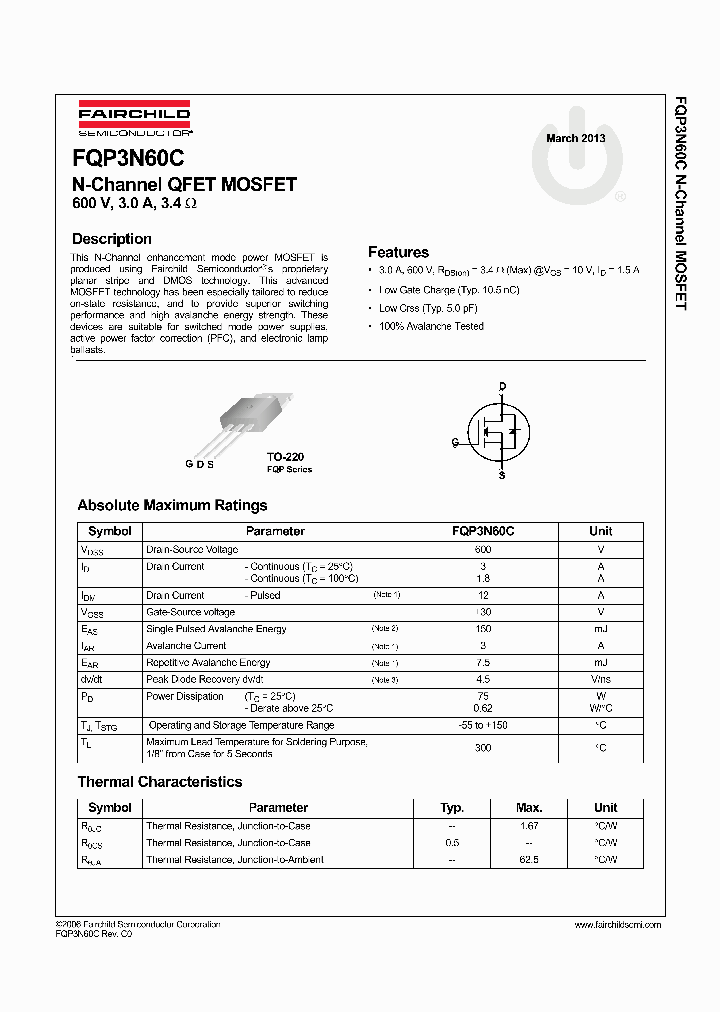FQP3N60C_8221990.PDF Datasheet